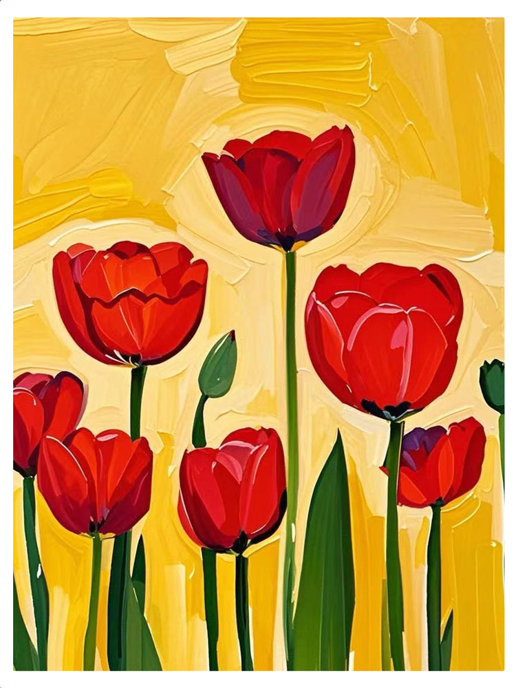 Red tulips