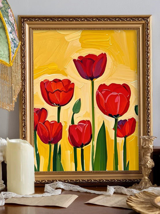 Red tulips