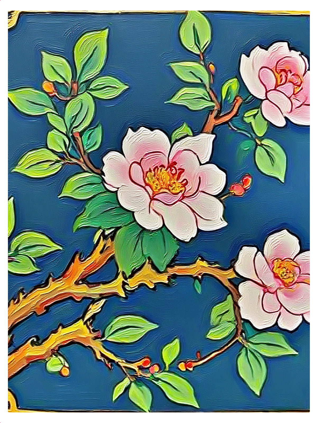 Camellia blooms